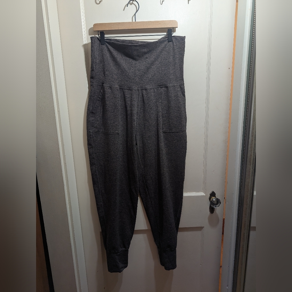 Women's Gray High-Waisted Pants